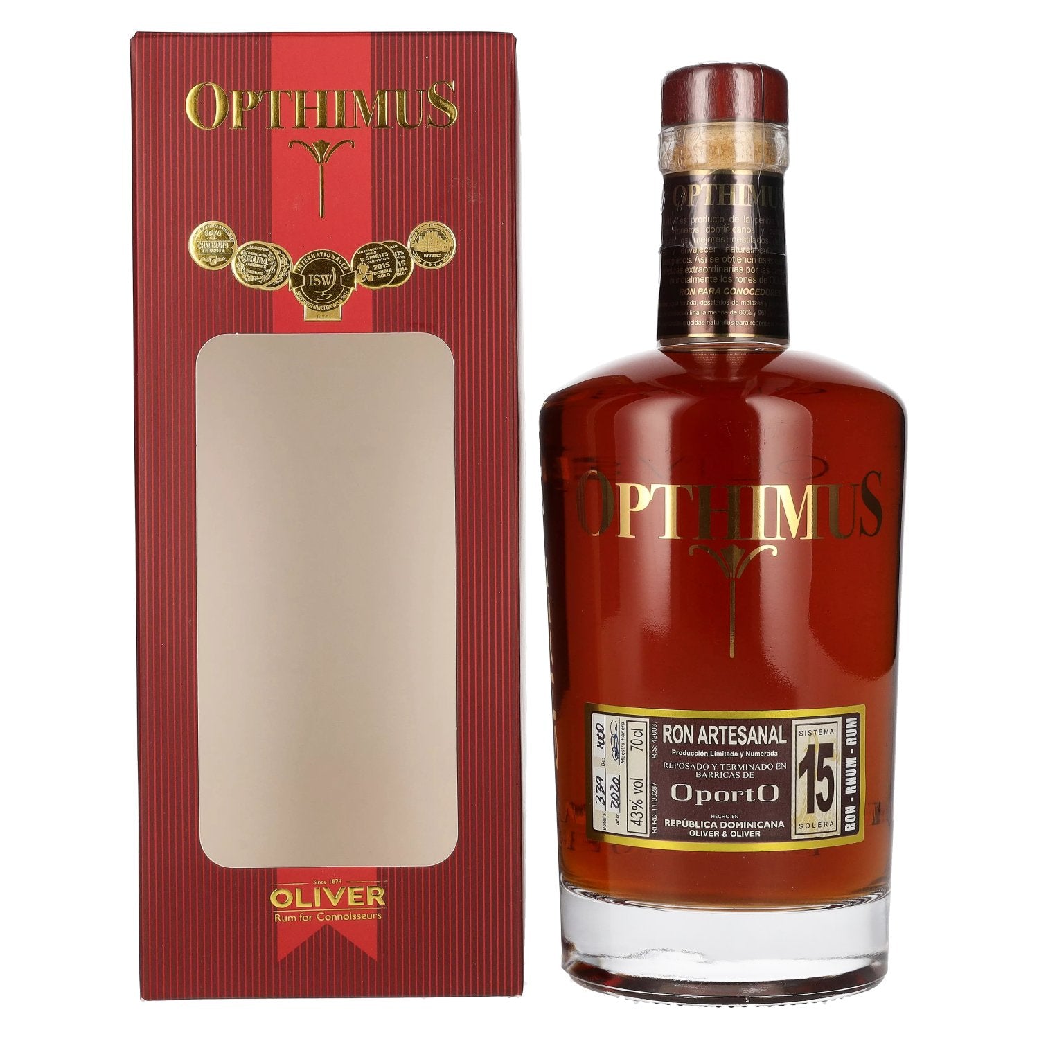 Opthimus 15 Sistema Solera OportO 43% Vol. 0,7l in Giftbox