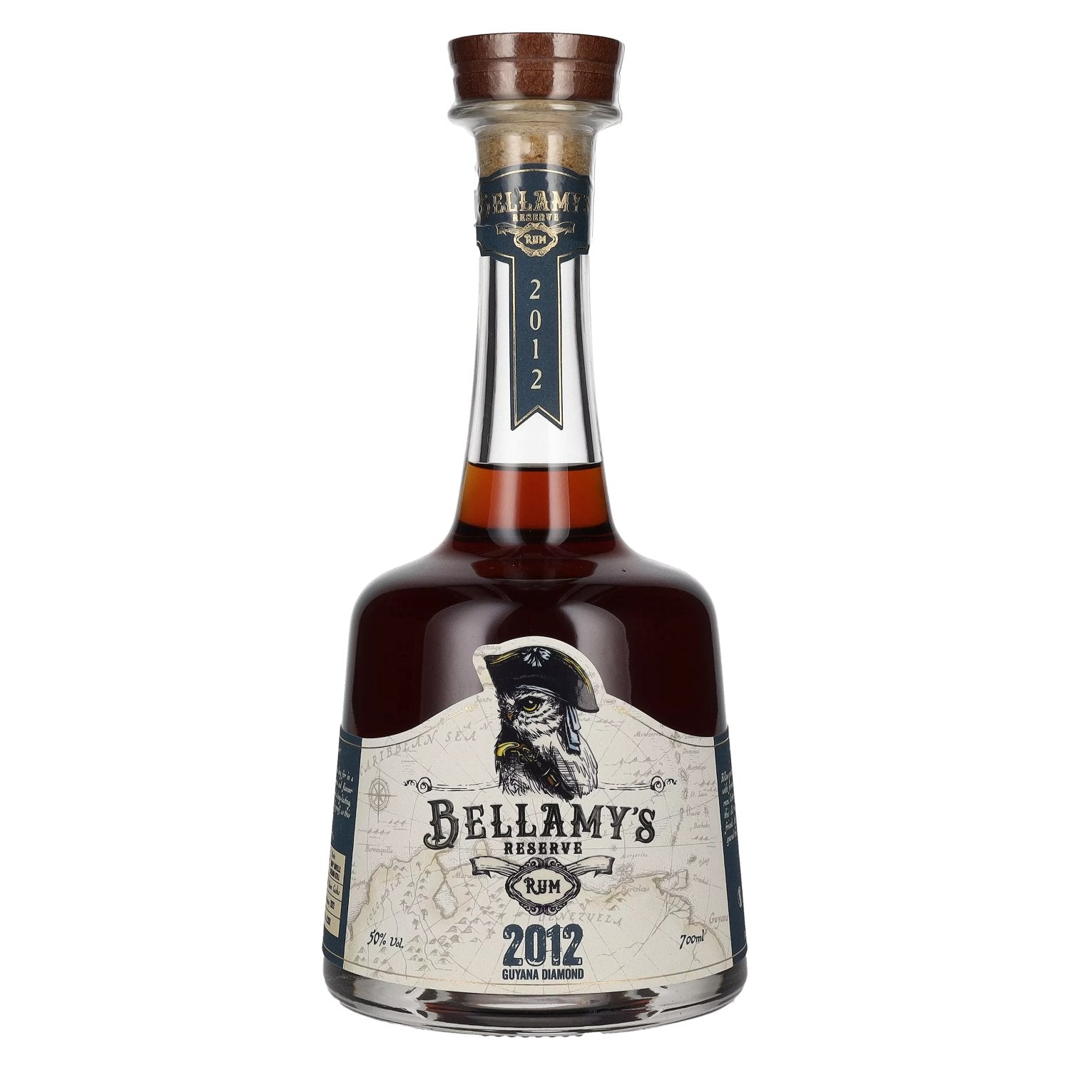 Bellamy's Reserve Rum Guyana Diamond 2012 50% Vol. 0,7l