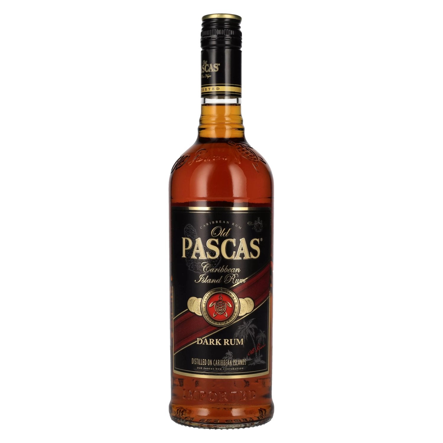 Old Pascas Barbados Dark Rum 37,5% Vol. 0,7l