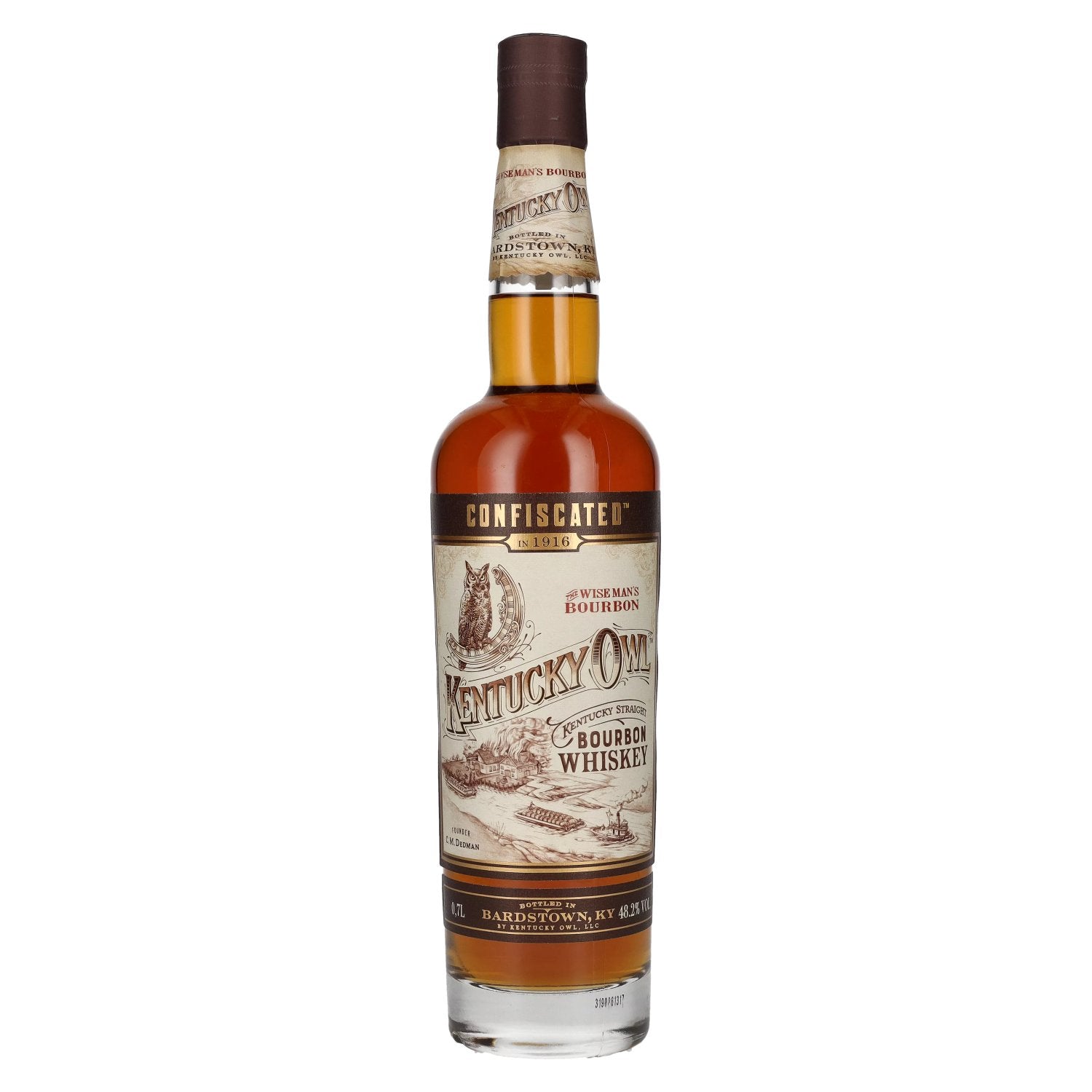 Kentucky Owl Confiscated BOURBON Whiskey 48,2% Vol. 0,7l