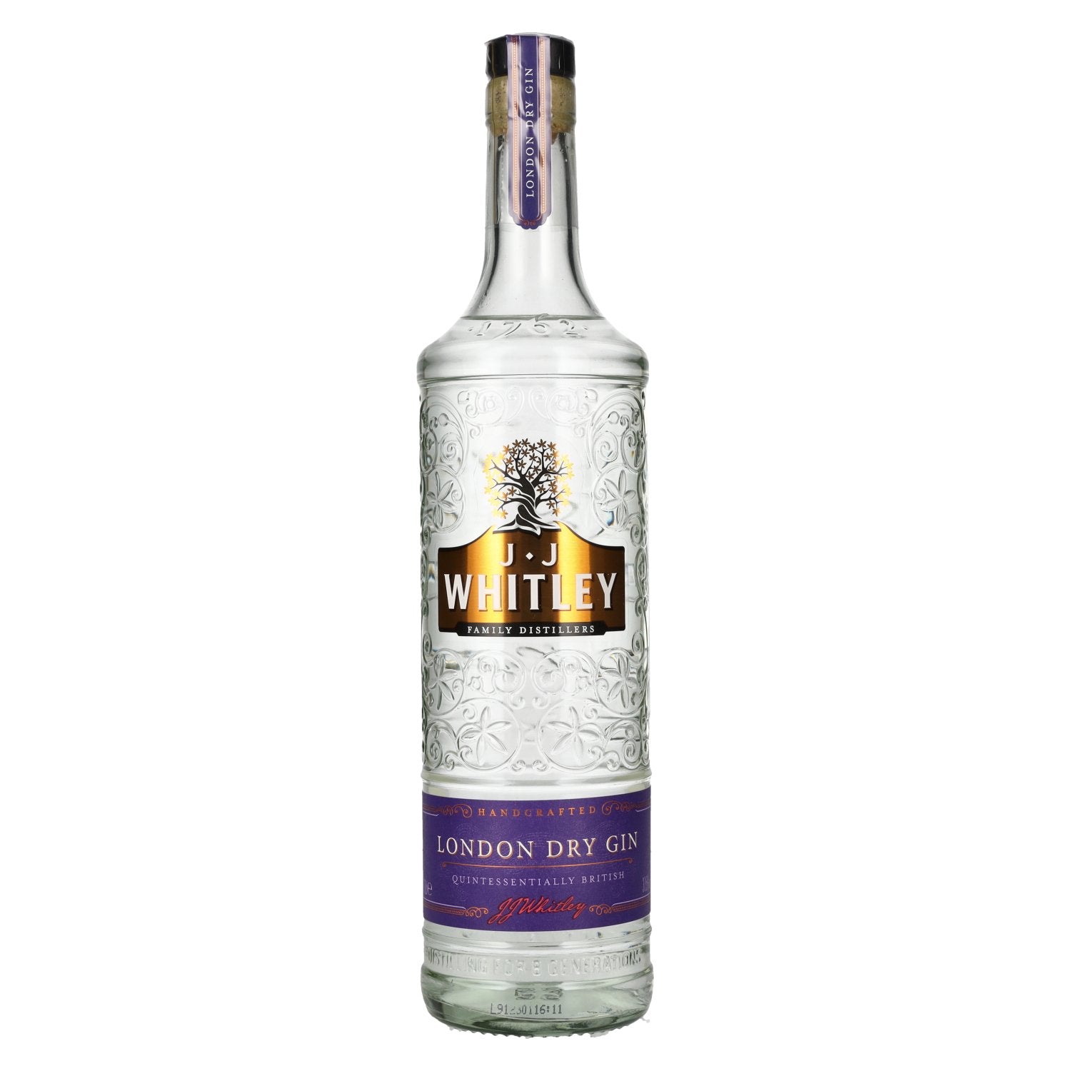 J.J Whitley London Dry Gin 37,5% Vol. 0,7l