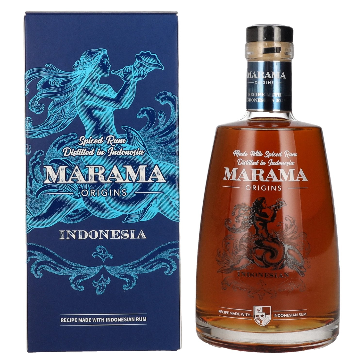 Marama ORIGINS Indonesian Spiced Rum 40% Vol. 0,7l in Giftbox