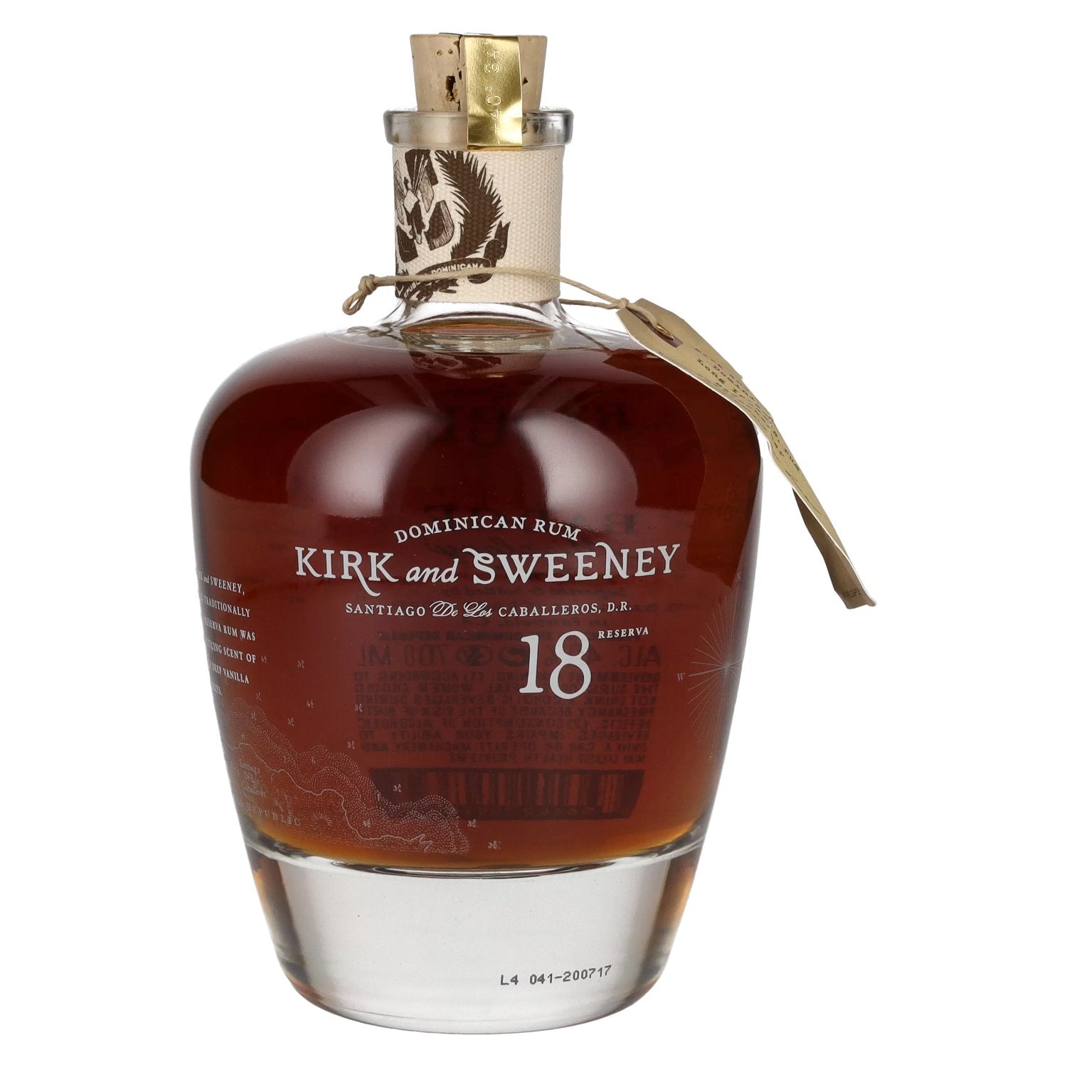 Kirk and Sweeney 18 RESERVA Old Dominican Rum 40% Vol. 0,7l