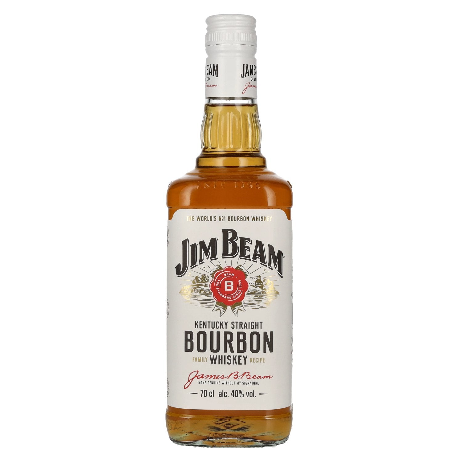 Jim Beam Kentucky Straight Bourbon Whiskey 40% Vol. 0,7l