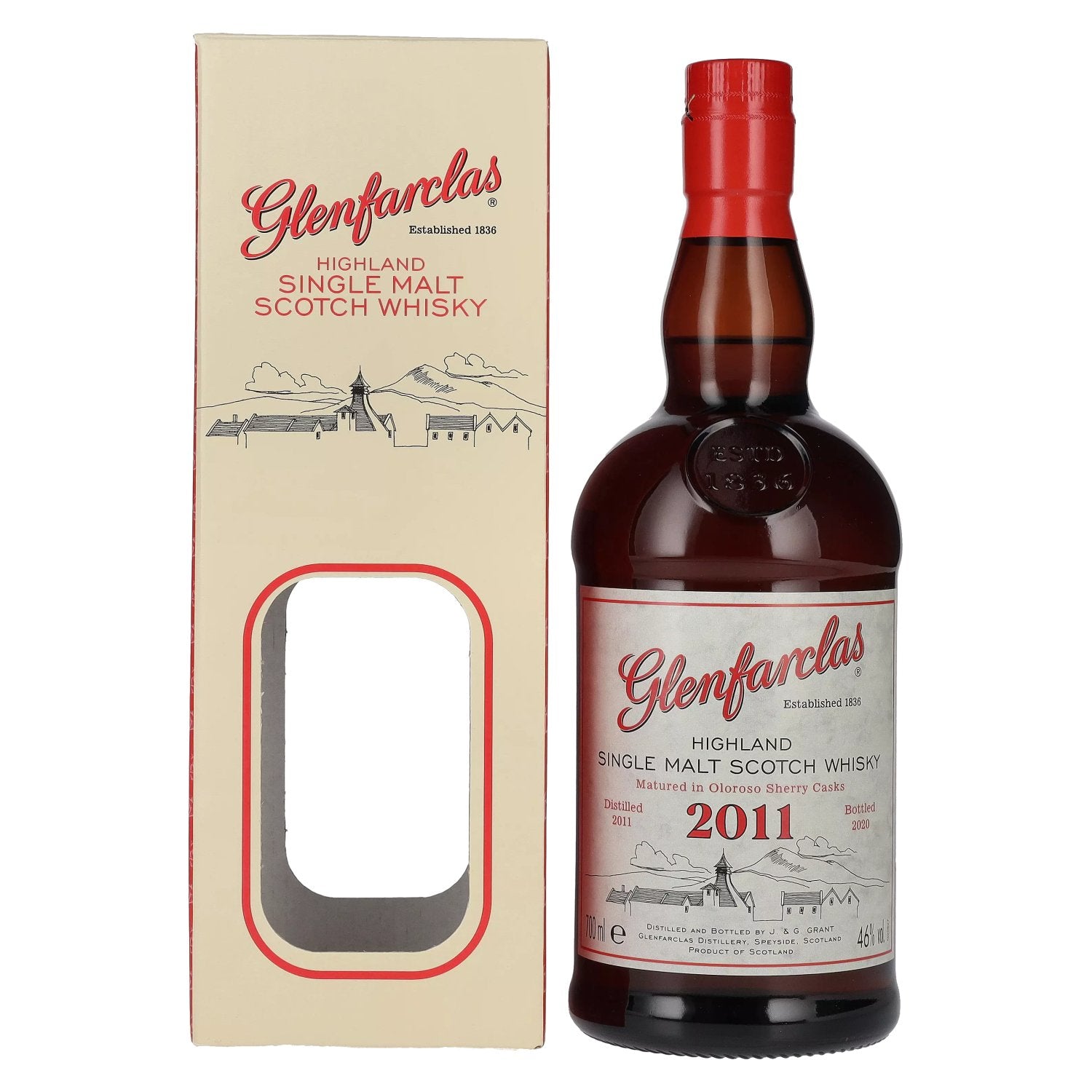 Glenfarclas Highland Single Malt Oloroso Sherry Casks 2011/2020 46% Vol. 0,7l in Giftbox