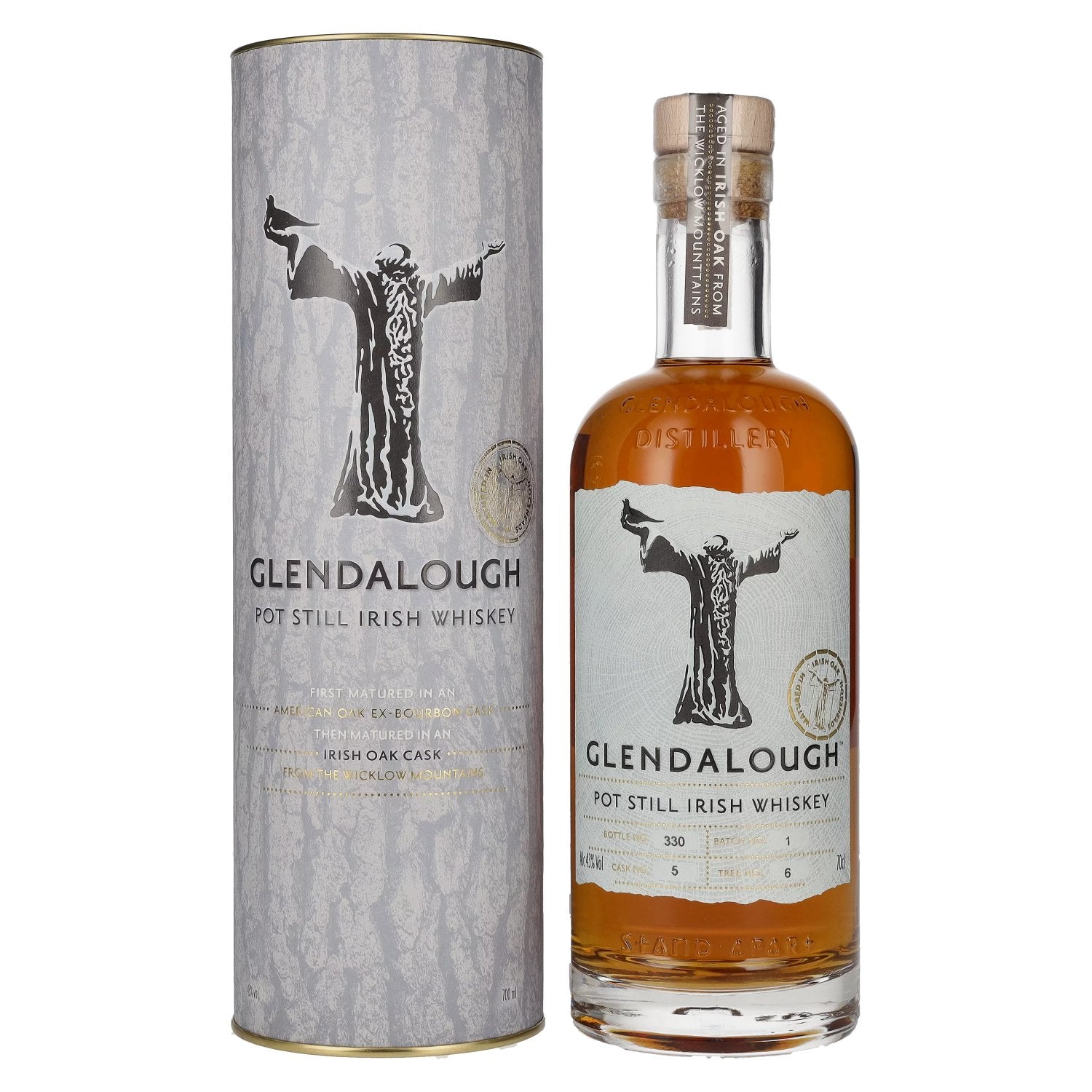 Glendalough Pot Still Irish Whiskey 43% Vol. 0,7l in Giftbox