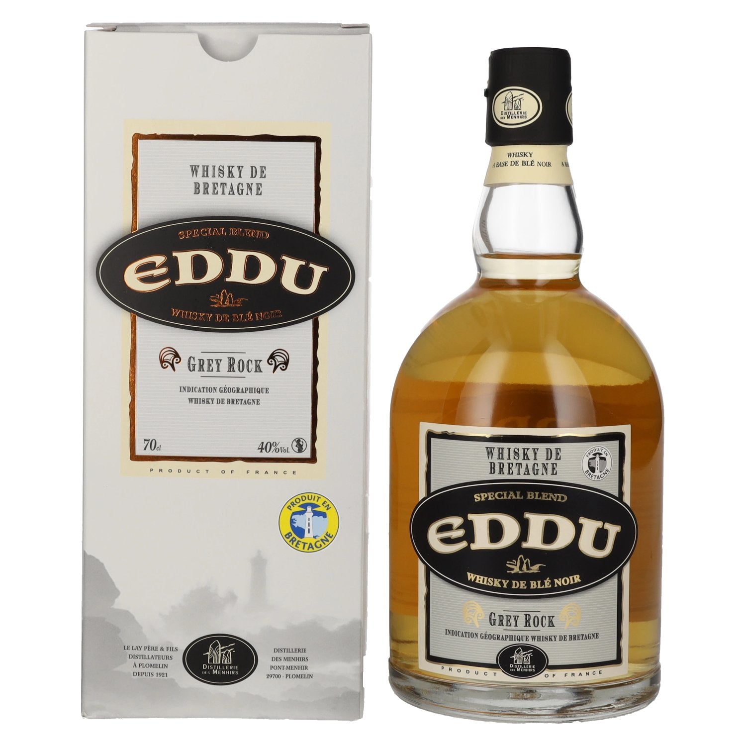 Eddu Grey Rock Special Blend Whisky 40% Vol. 0,7l in Giftbox