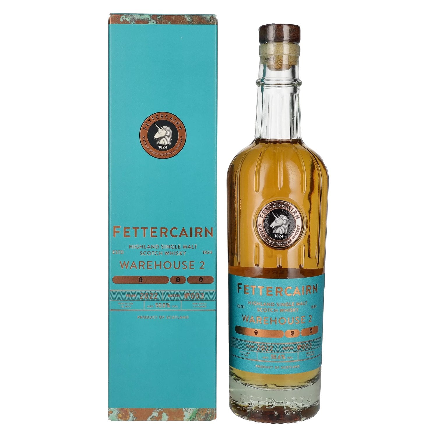 Fettercairn WAREHOUSE 2 Batch No. 003 50,6% Vol. 0,7l in Giftbox