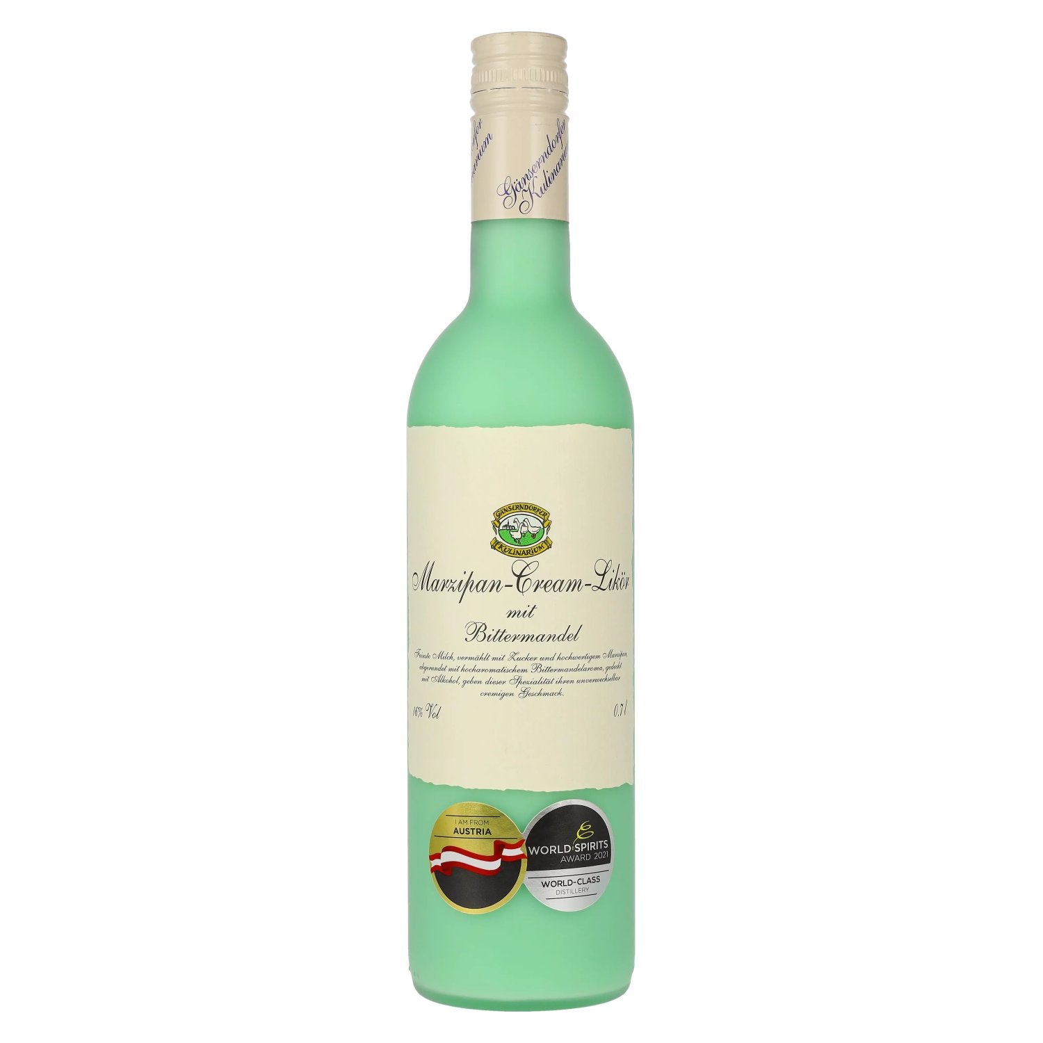 Auersthaler Marzipan-Cream-Likoer with Bittermandel 16% Vol. 0,7l