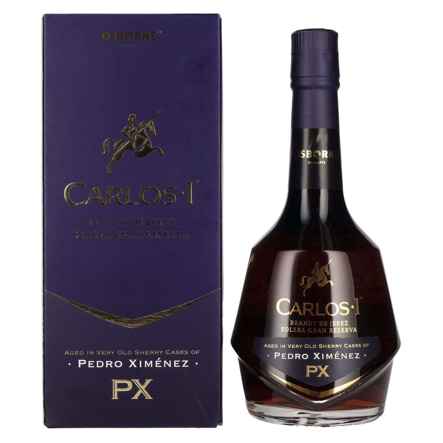 Carlos I Solera Gran Reserva PEDRO XIMENEZ Brandy de Jerez 40,3% Vol. 0,7l in Giftbox