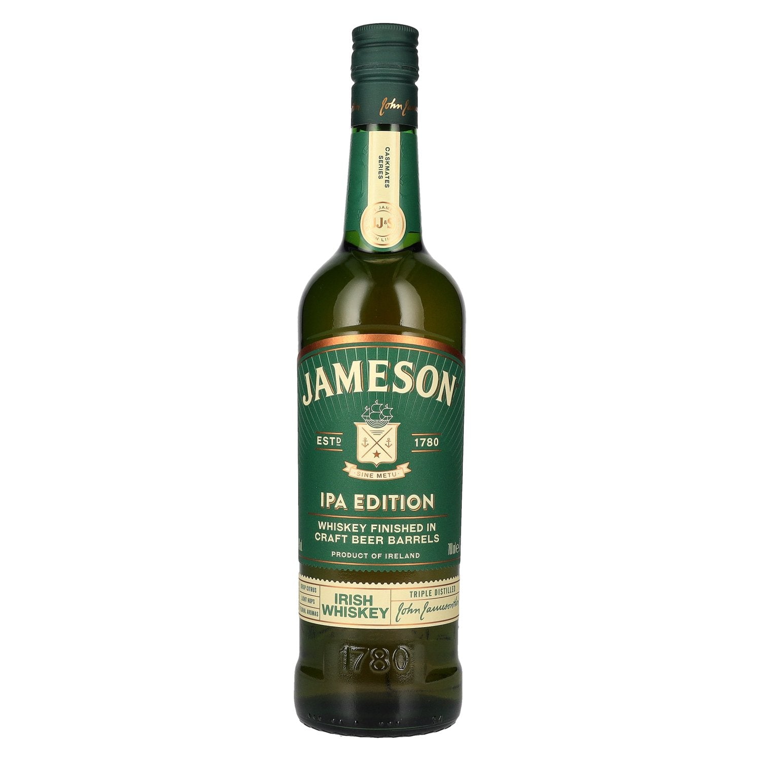 Jameson CASKMATES Triple Distilled Irish Whiskey IPA EDITION 40% Vol. 0,7l