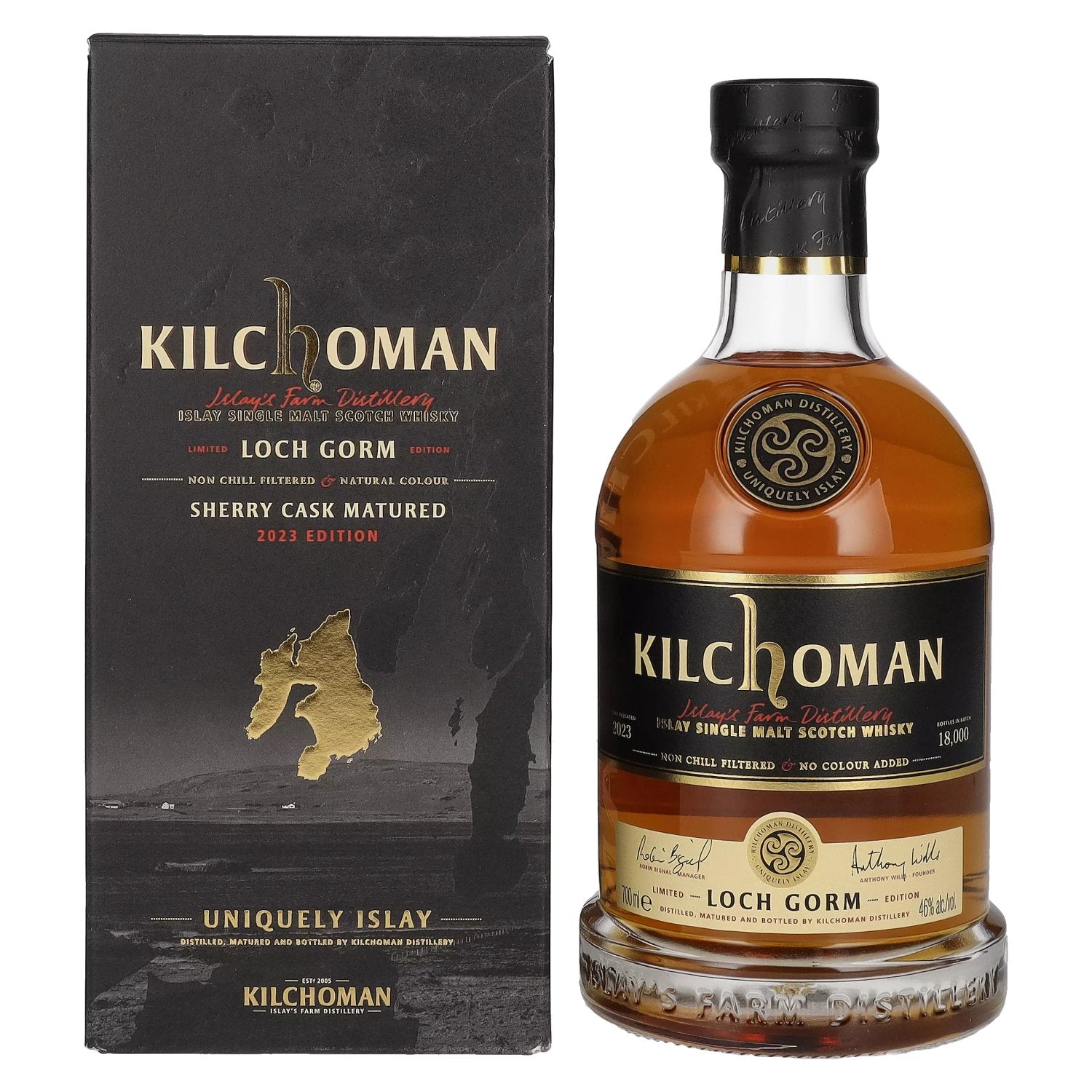 Kilchoman LOCH GORM Sherry Cask Matured Edition 2023 46% Vol. 0,7l in Giftbox