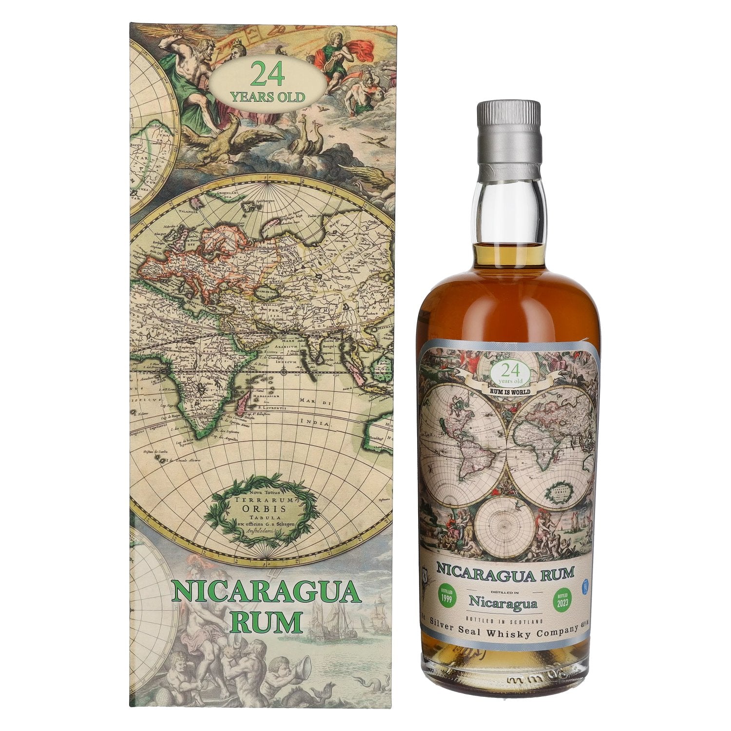 Silver Seal NICARAGUA Rum 24 Years Old 1999 49,8% Vol. 0,7l in Giftbox