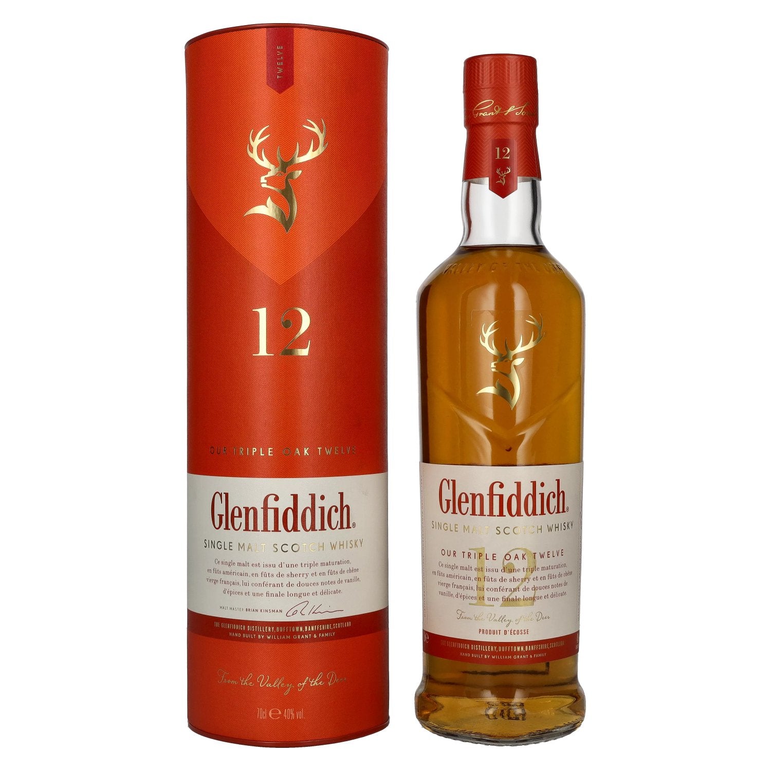 Glenfiddich 12 Years Old Triple Oak Single Malt 40% Vol. 0,7l in Giftbox