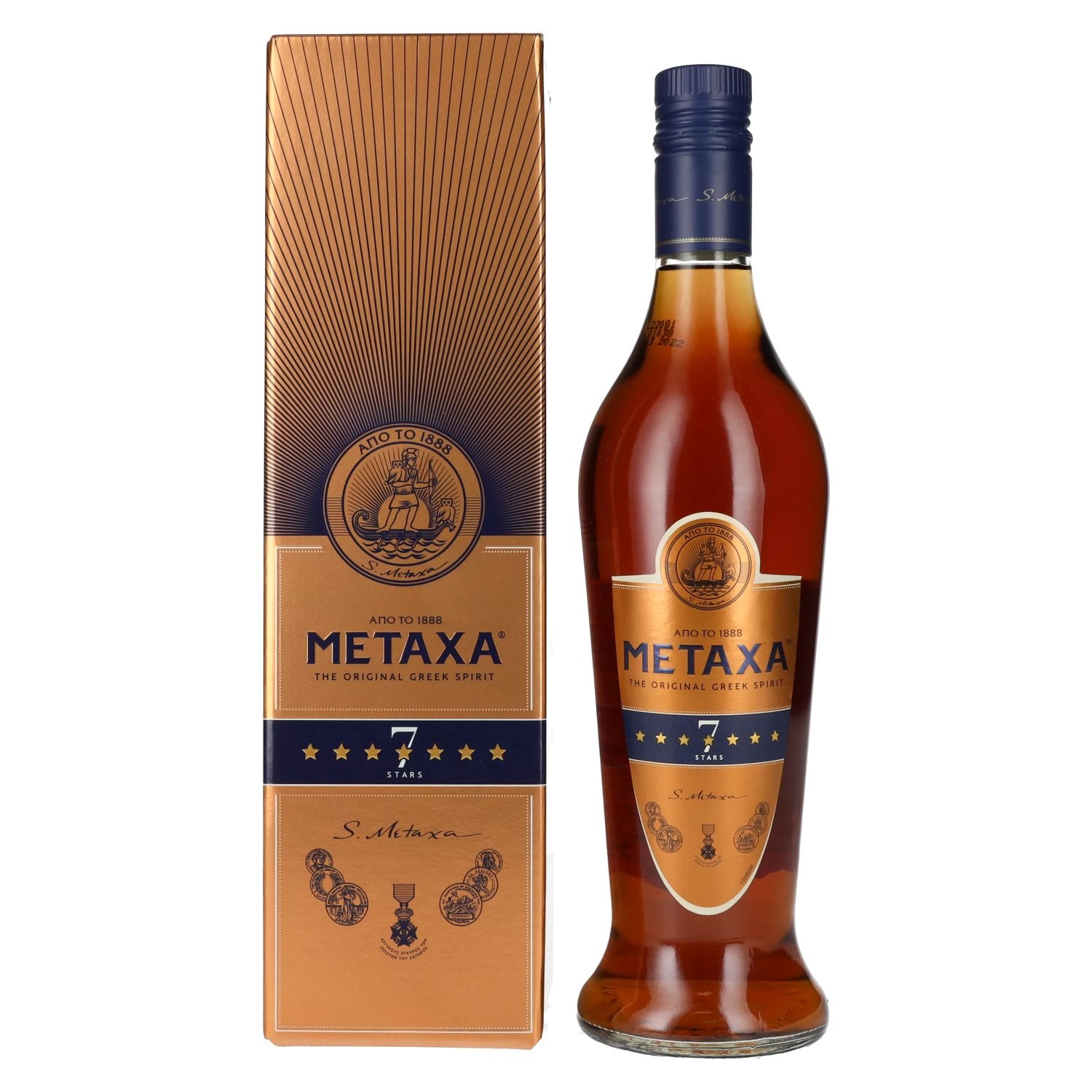 Metaxa 7 Stars 40% Vol. 0,7l in Giftbox