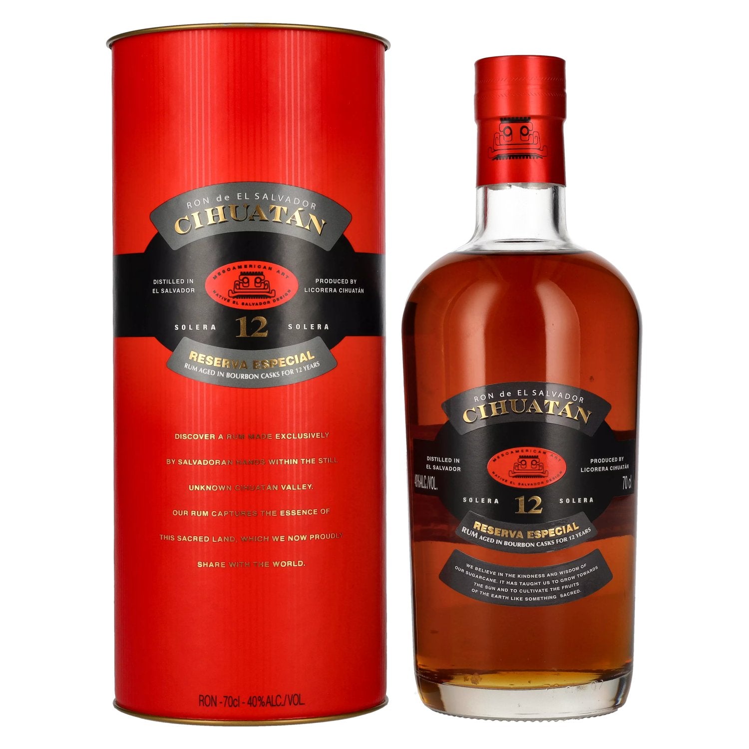 Cihuatan 12 Solera Reserva Especial Rum 40% Vol. 0,7l in Giftbox