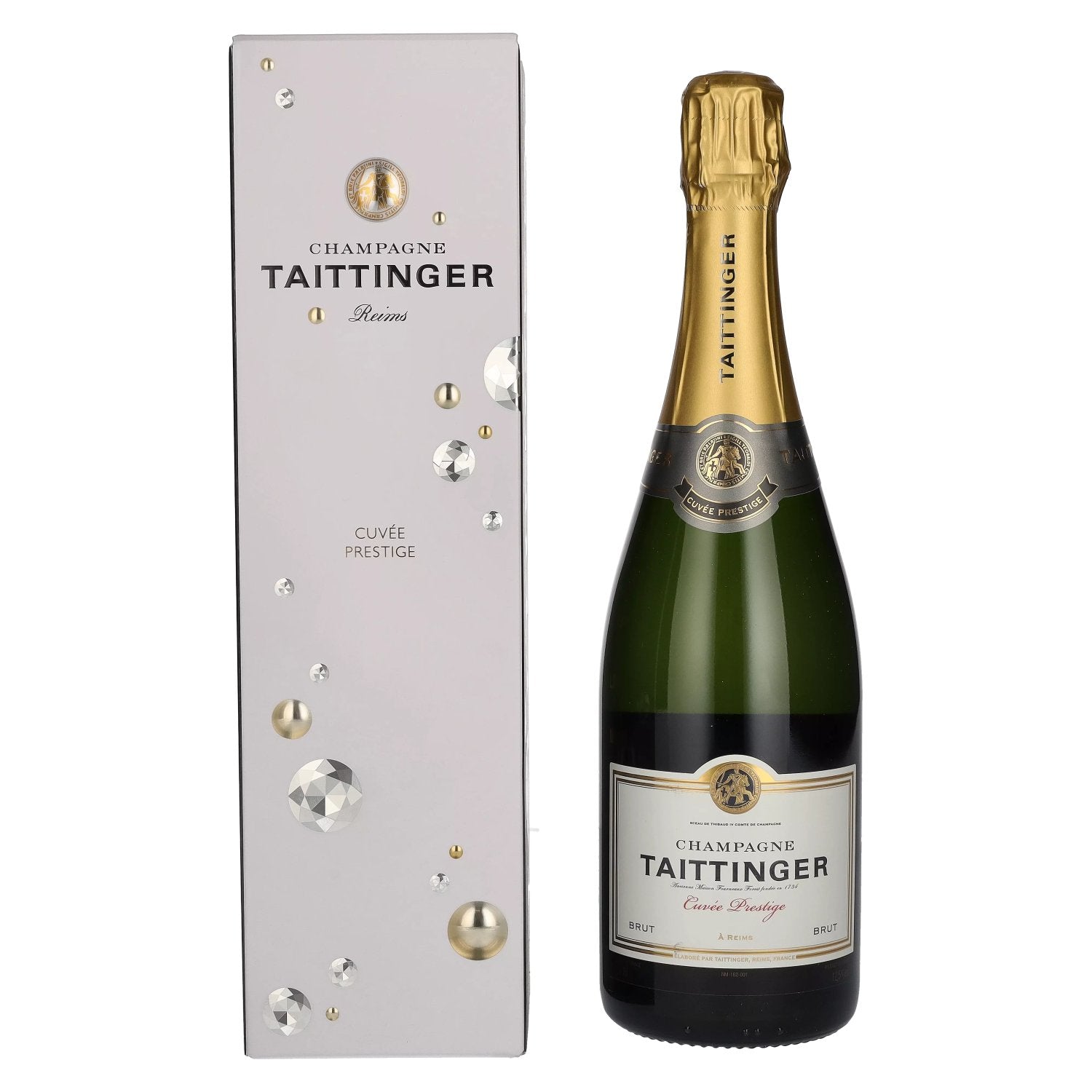 Taittinger Champagne Cuvee Prestige Brut 12,5% Vol. 0,75l in Giftbox