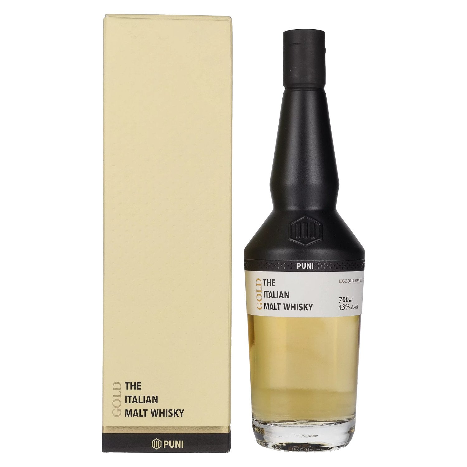 Puni GOLD The Italian Malt Whisky 43% Vol. 0,7l in Giftbox