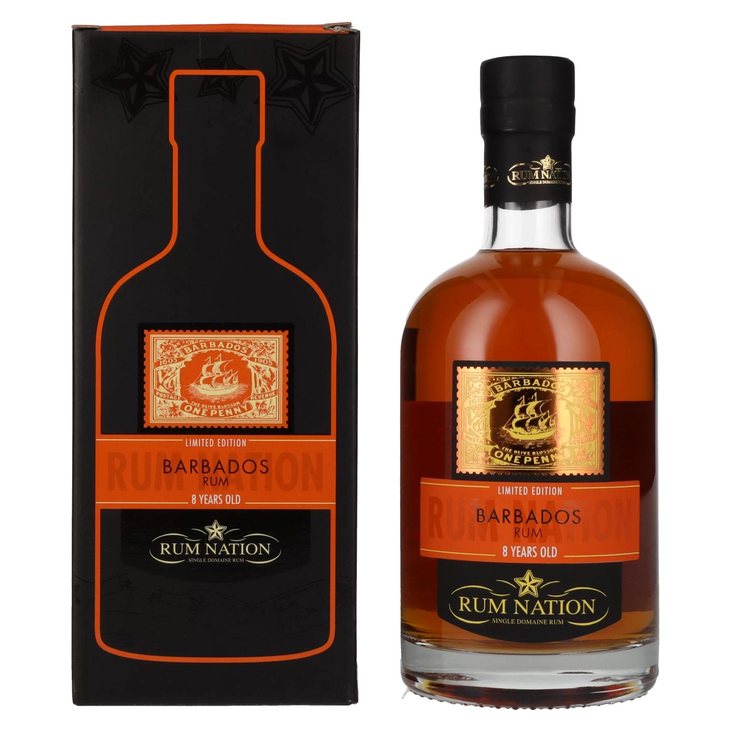 Rum Nation Barbados 8 Years Old Limited Edition 40% Vol. 0,7l in Giftbox