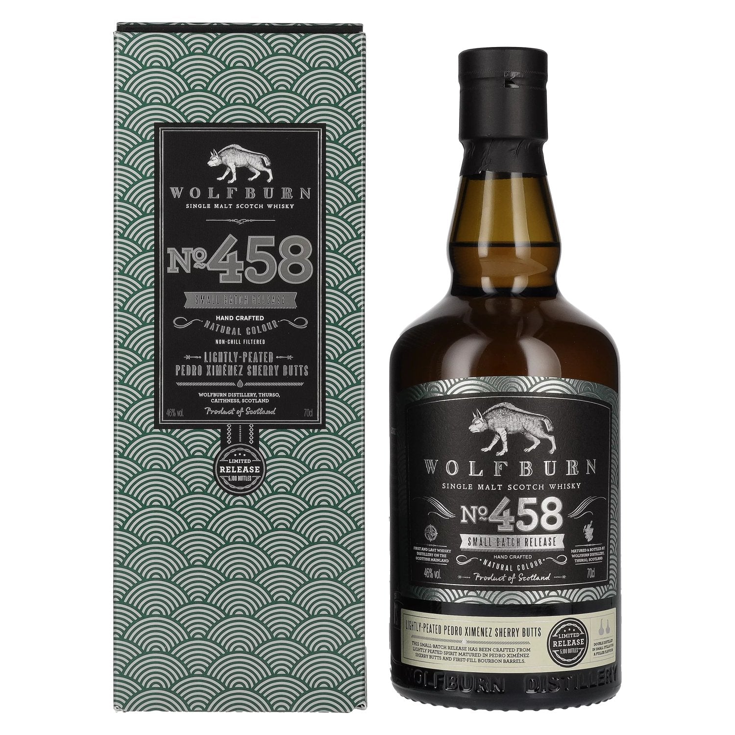 Wolfburn N458 Single Malt Scotch Whisky Small Batch Release 46% Vol. 0,7l in Giftbox