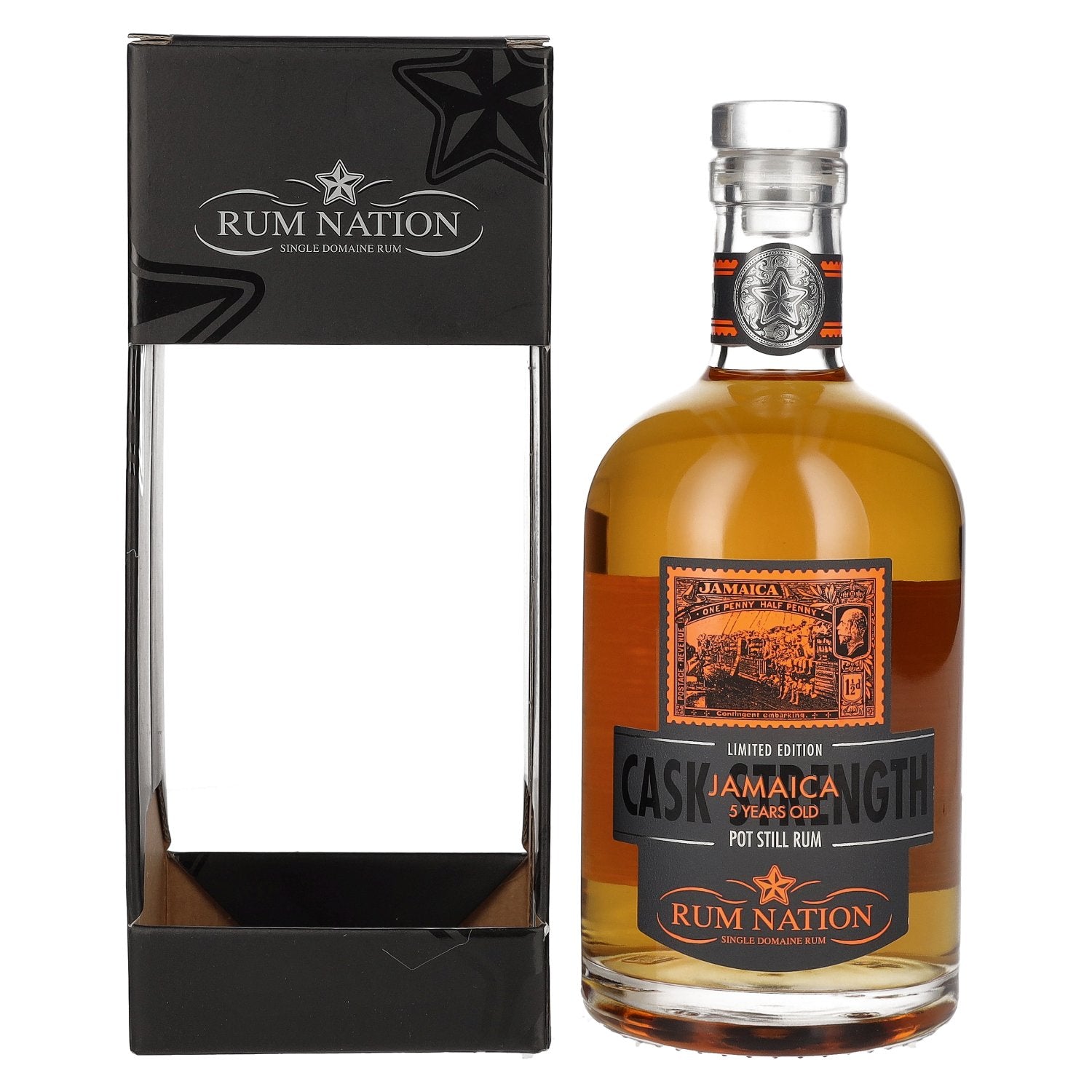 Rum Nation Jamaica 5 Years Old Pot Still Rum Cask Strength Oloroso Cask 2017/2023 57,8% Vol. 0,7l in Giftbox