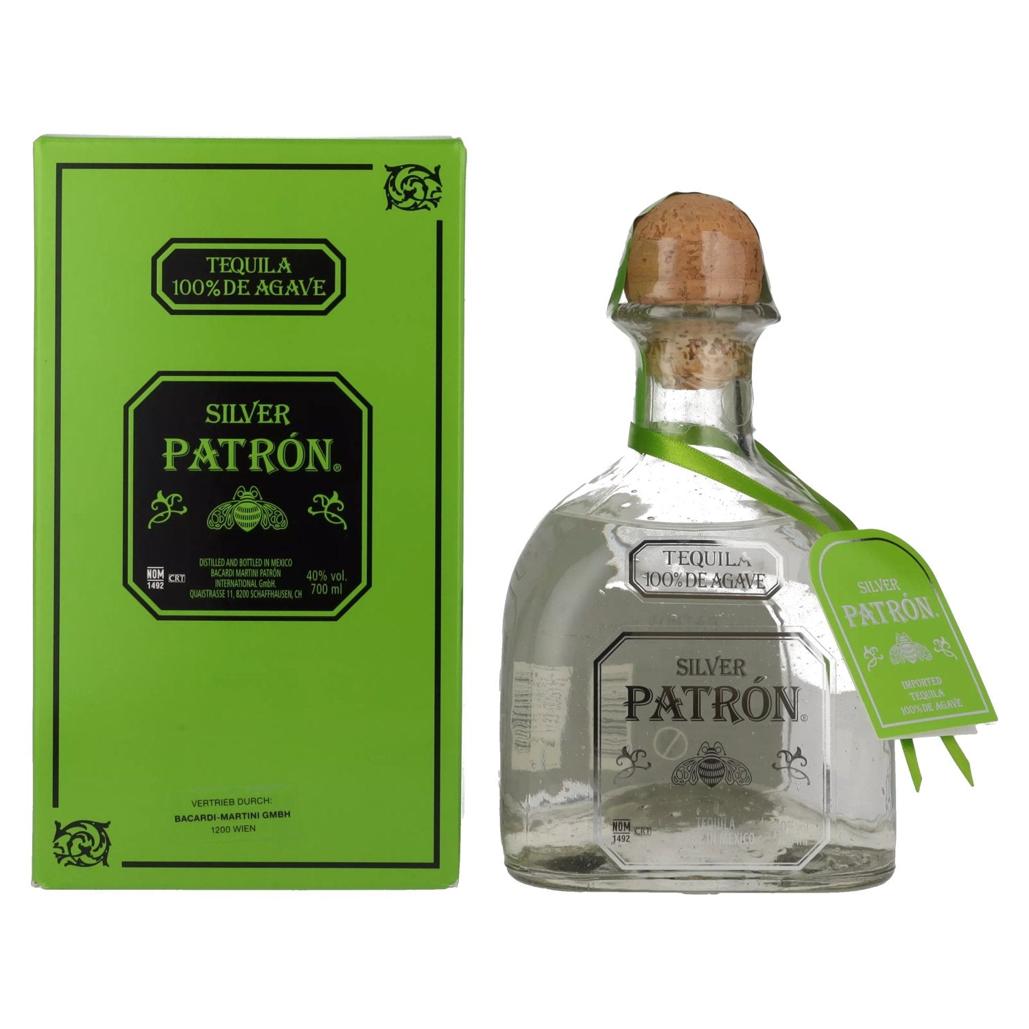 Patron Tequila Silver 40% Vol. 0,7l in Giftbox