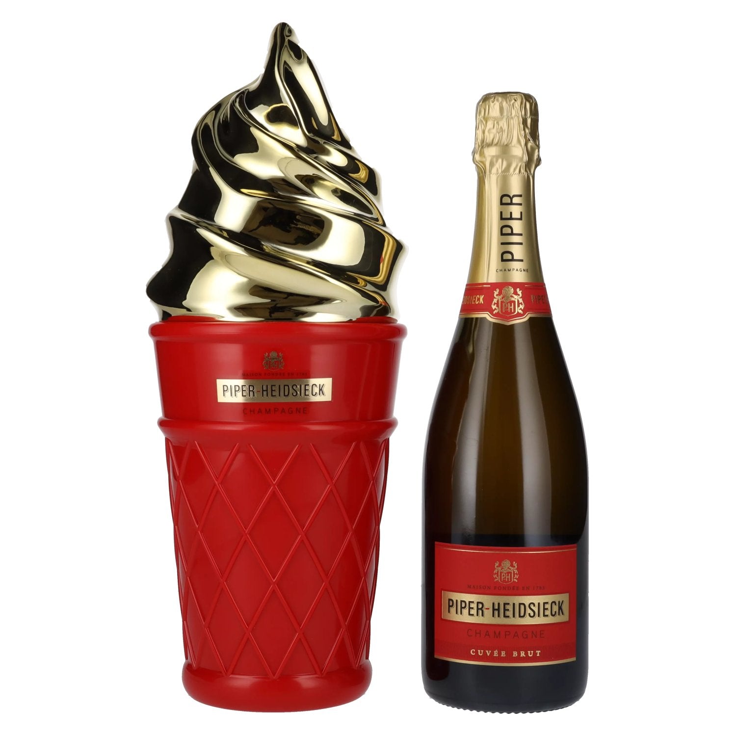 Piper-Heidsieck Champagne CUVEE BRUT 12% Vol. 0,75l in Giftbox Ice Cream Edition