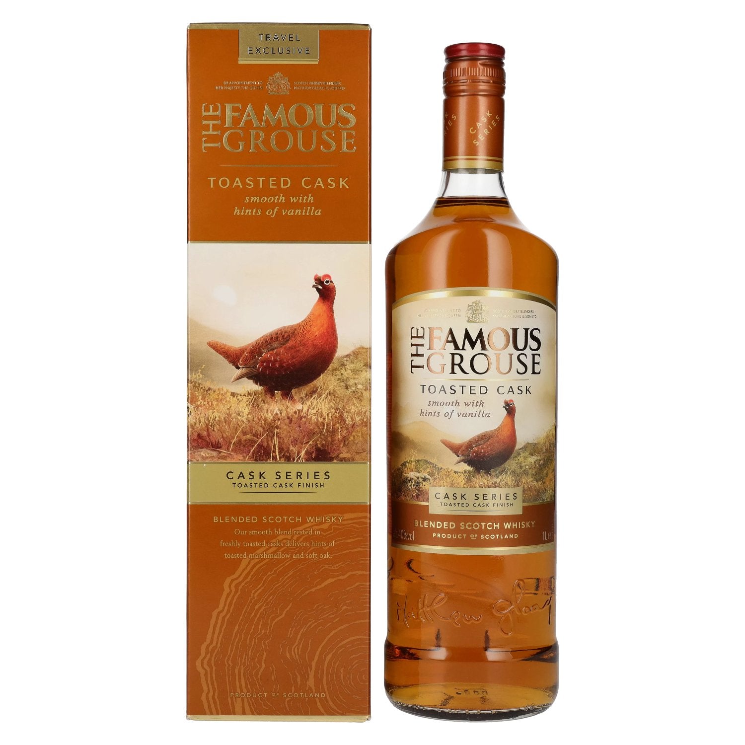 The Famous Grouse TOASTED CASK FINISH 40% Vol. 1l in Giftbox