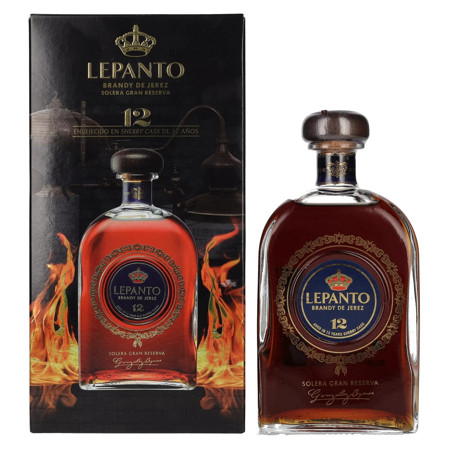 Lepanto 12 Brandy de Jerez Solera Gran Reserva 36% Vol. 0,7l in Giftbox