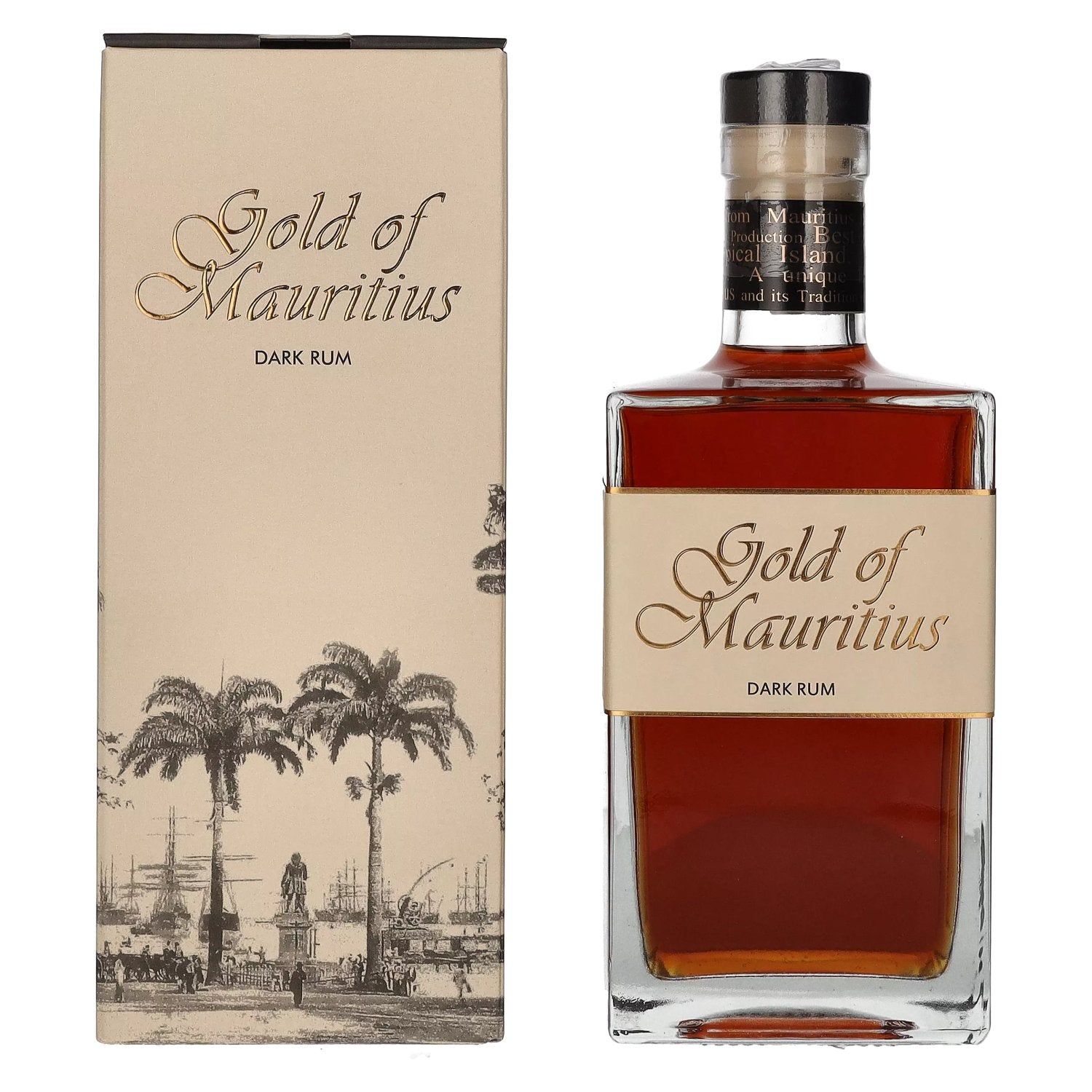 Gold of Mauritius Dark Rum 40% Vol. 0,7l in Giftbox