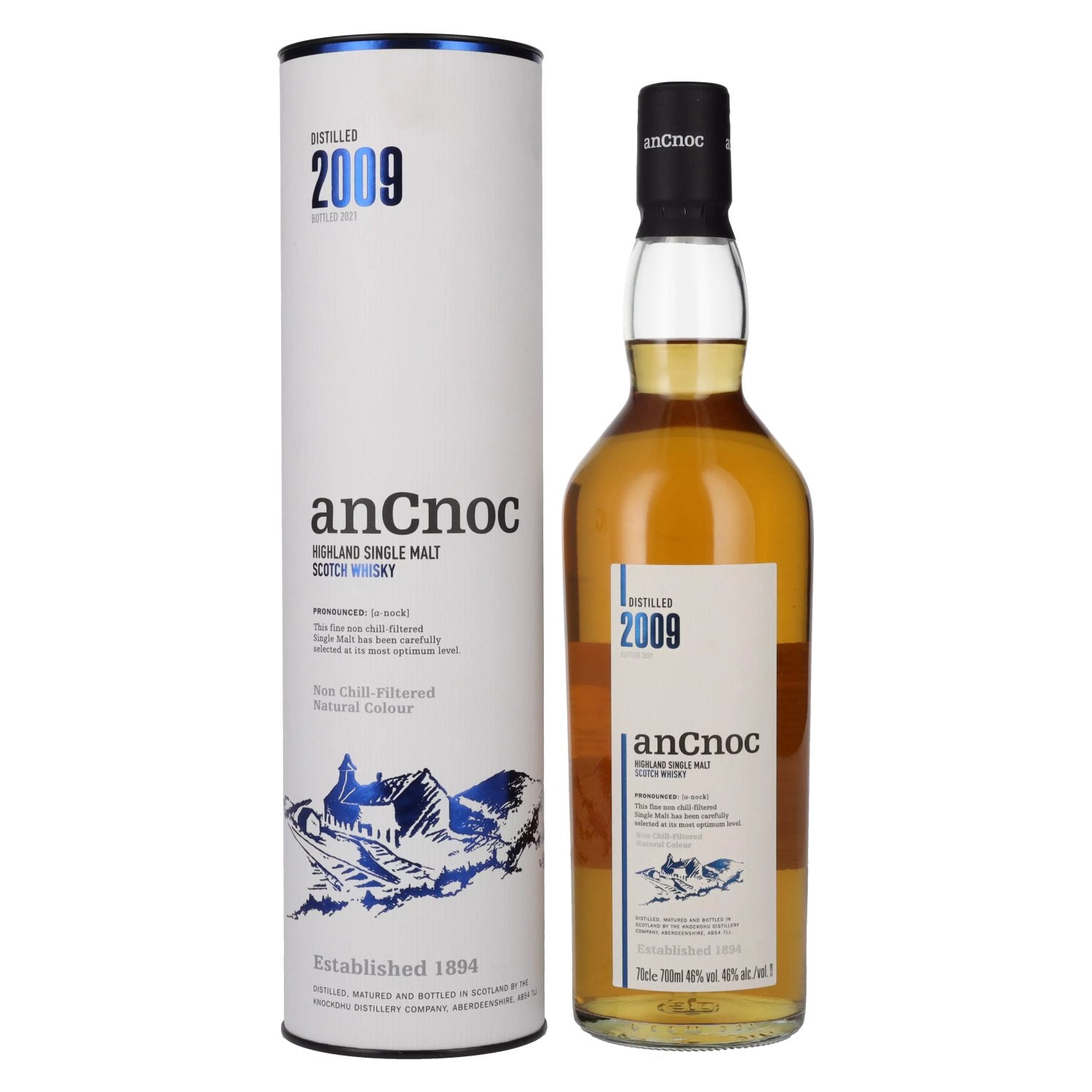 AnCnoc Vintage 2009 Highland Single Malt Limited Edition 2021 46% Vol. 0,7l in Giftbox