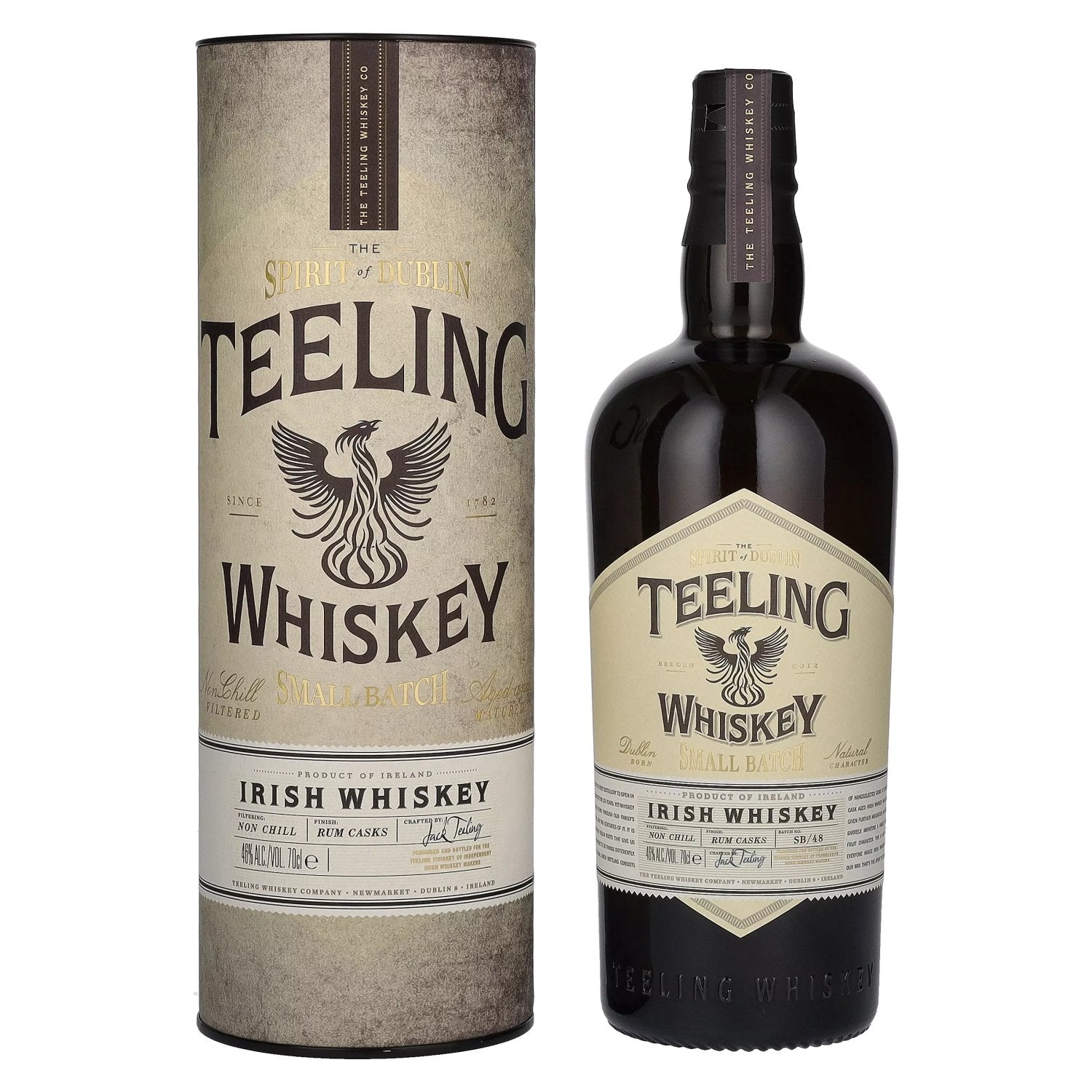 Teeling Whiskey SMALL BATCH Irish Whiskey Rum Cask 46% Vol. 0,7l in Giftbox