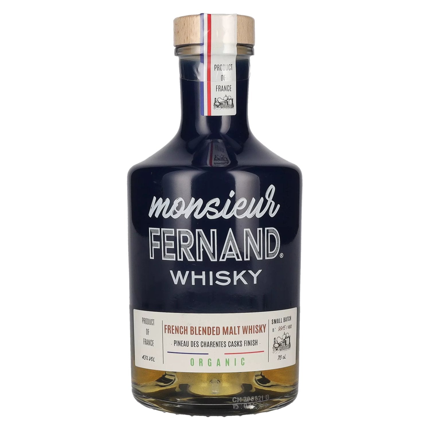 Monsieur Fernand French Blended Malt Whisky Pineau des Charentes Casks Finish 43% Vol. 0,7l