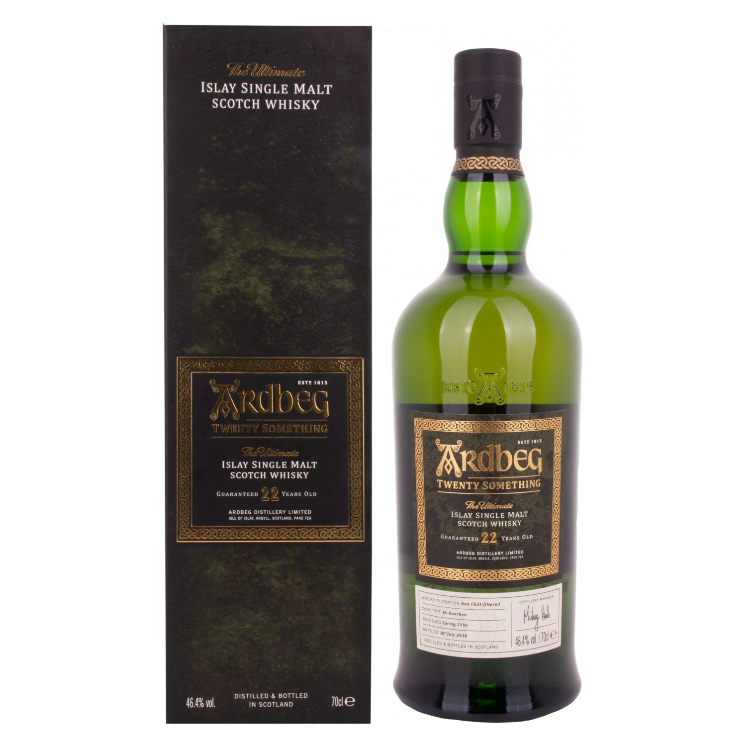 Ardbeg TWENTY SOMETHING 22 Years Old Islay Single Malt Scotch Whisky 46,4% Vol. 0,7l in Giftbox