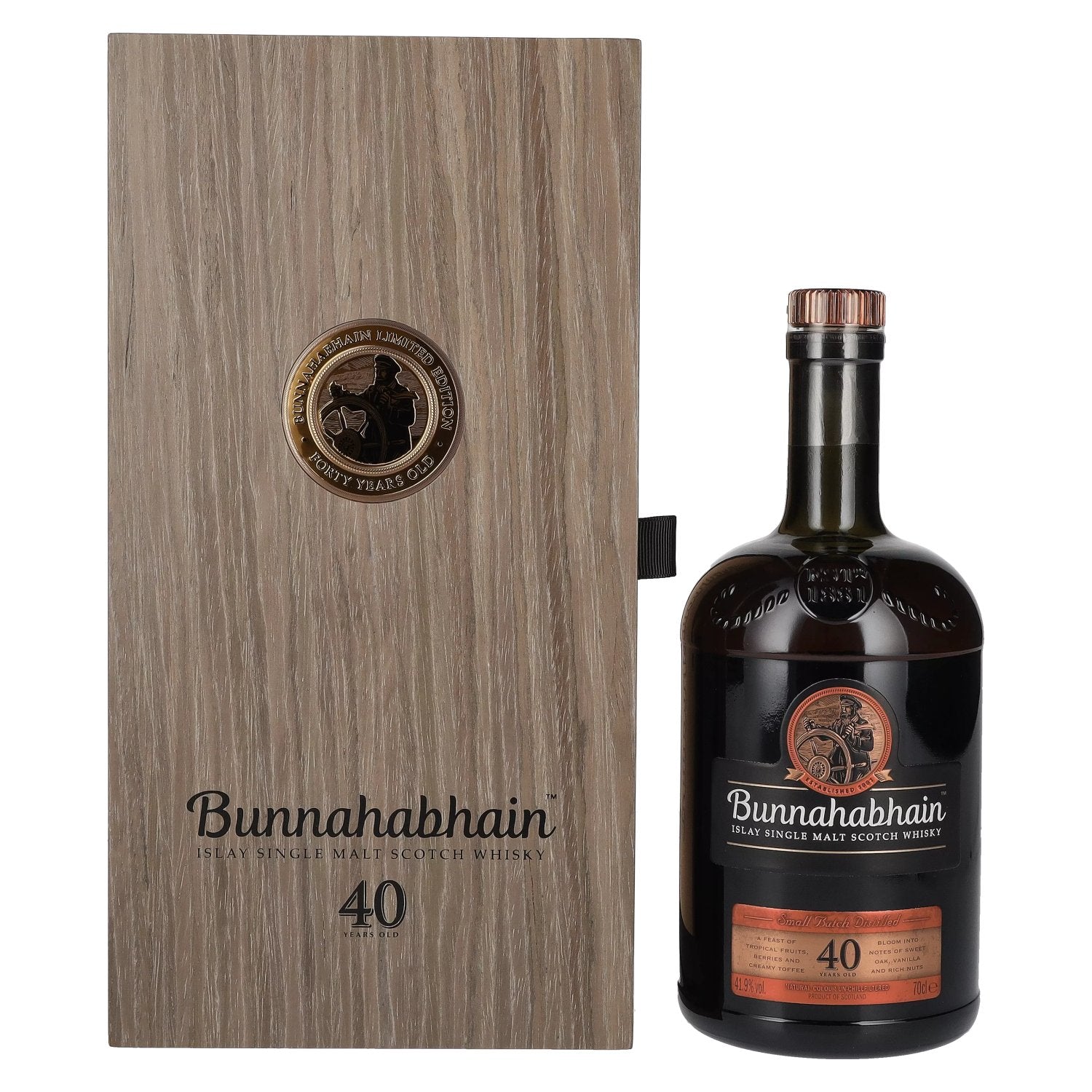 Bunnahabhain 40 Years Old Limited Edition 41,9% Vol. 0,7l in Holzkiste