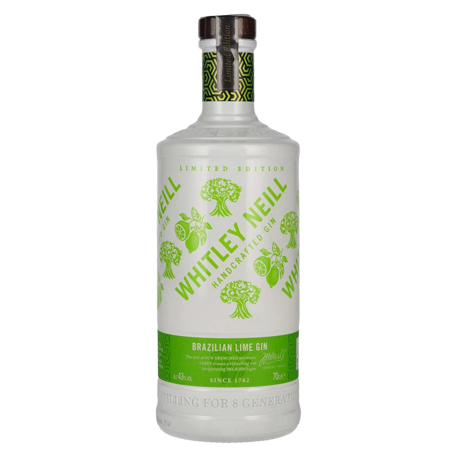 Whitley Neill BRAZILIAN LIME GIN Limited Edition 43% Vol. 0,7l