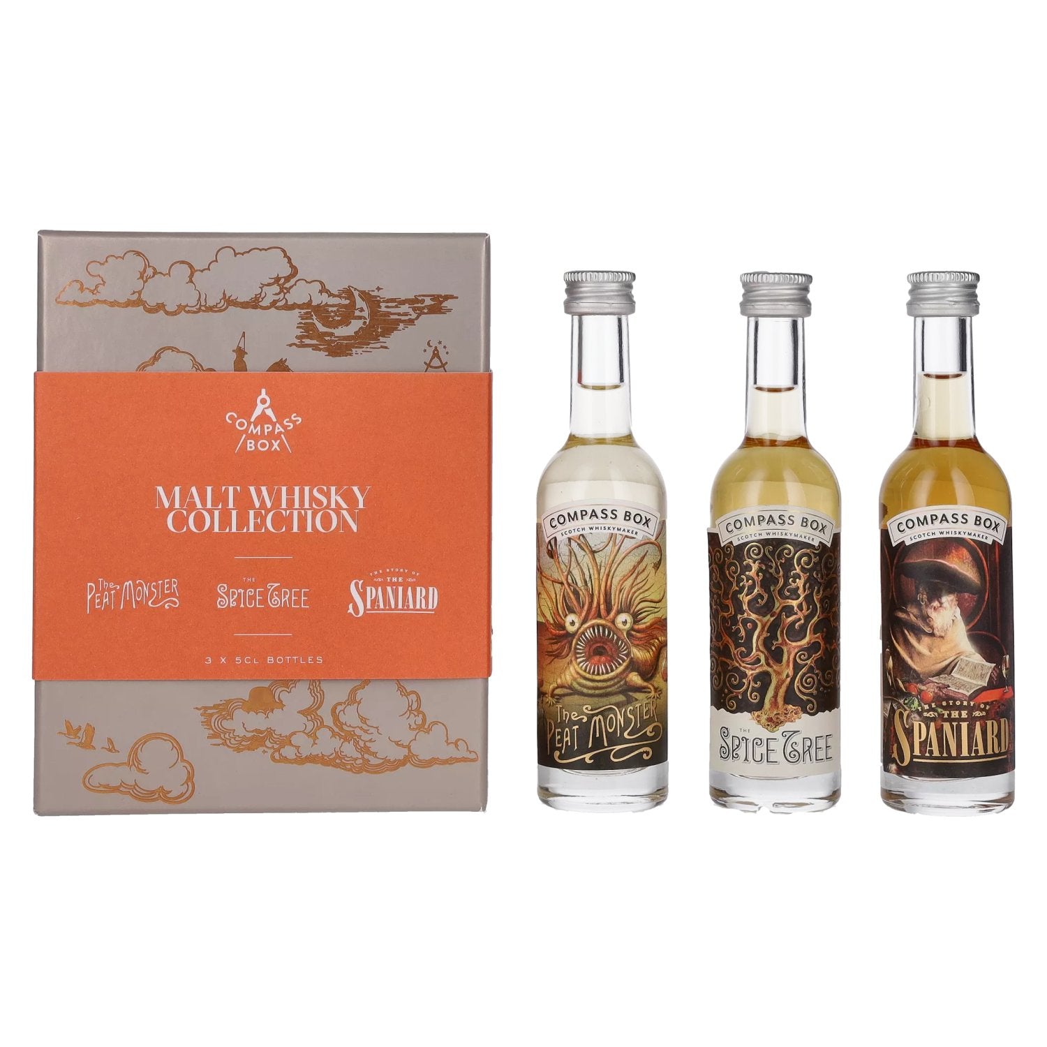 Compass Box Blended Malt Whisky Collection 45% Vol. 3x0,05l in Giftbox