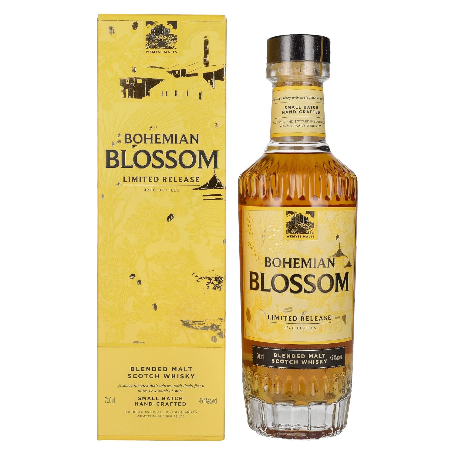 Wemyss Malts BOHEMIAN BLOSSOM Blended Malt Scotch Whisky Limited Release 45,4% Vol. 0,7l in Giftbox