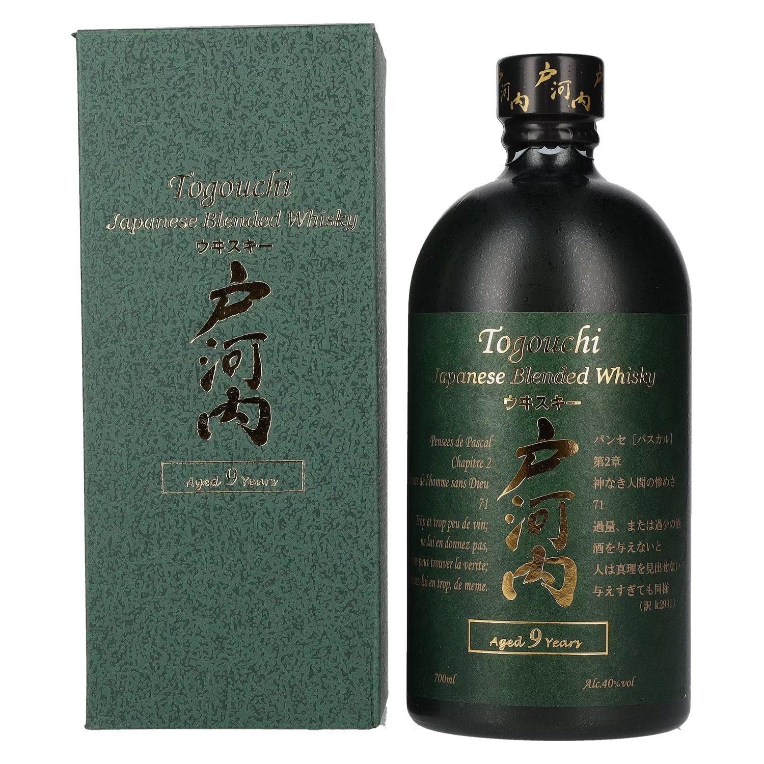 Togouchi 9 Years Old Japanese Blended Whisky 40% Vol. 0,7l in Giftbox