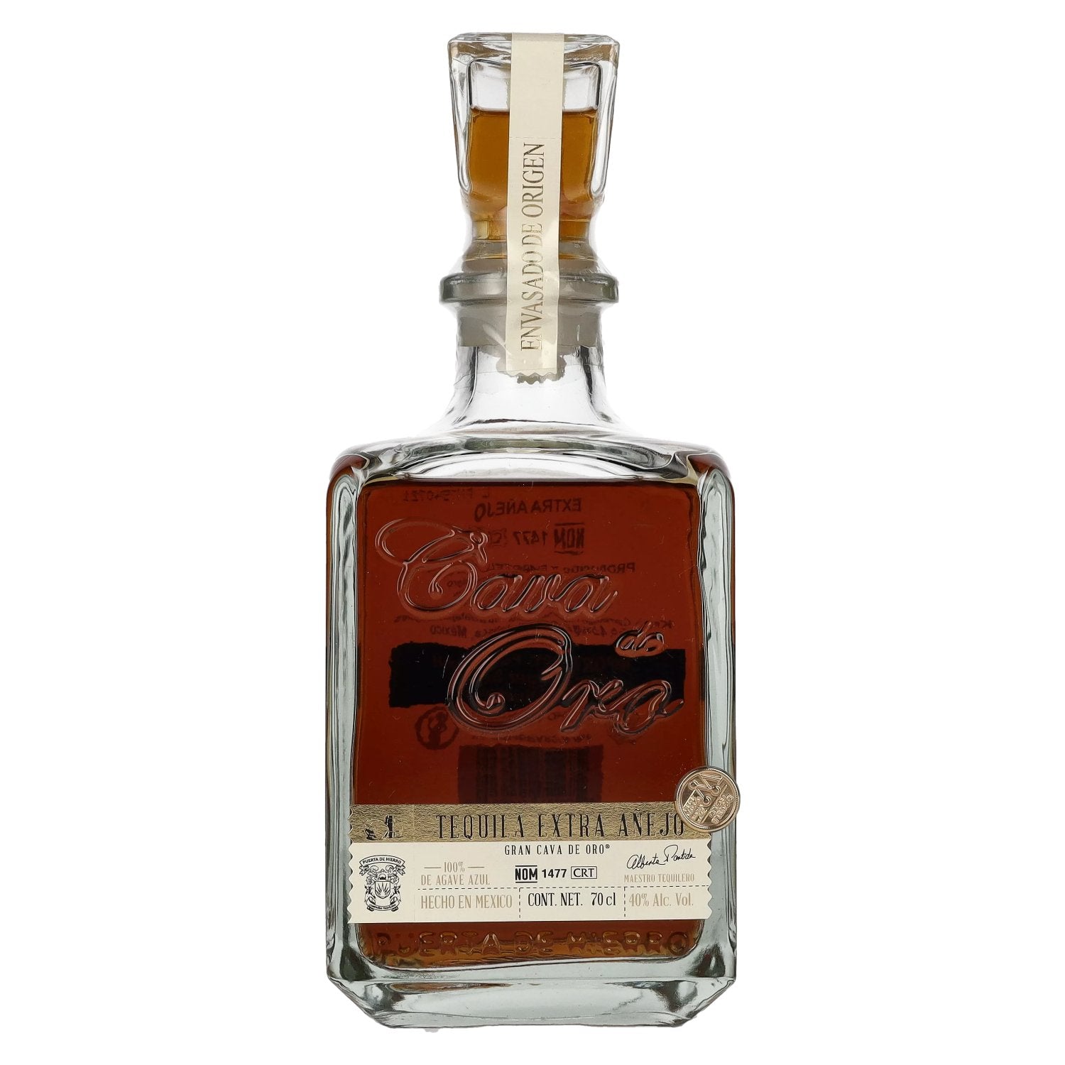 Gran Cava de Oro Tequila EXTRA ANEJO 100% de Agave Azul 40% Vol. 0,7l