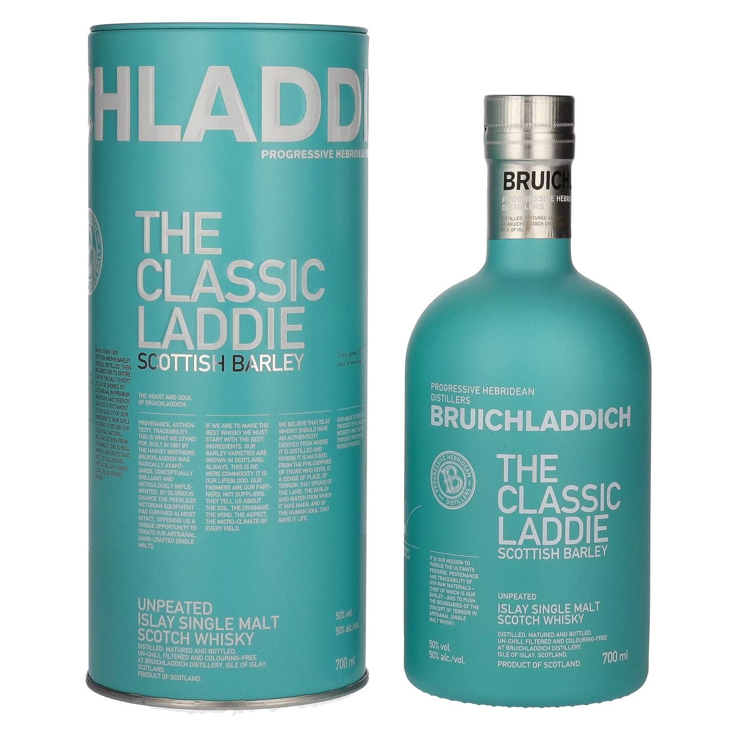 Bruichladdich THE CLASSIC LADDIE Scottish Barley Unpeated Islay Single Malt 50% Vol. 0,7l in Tinbox