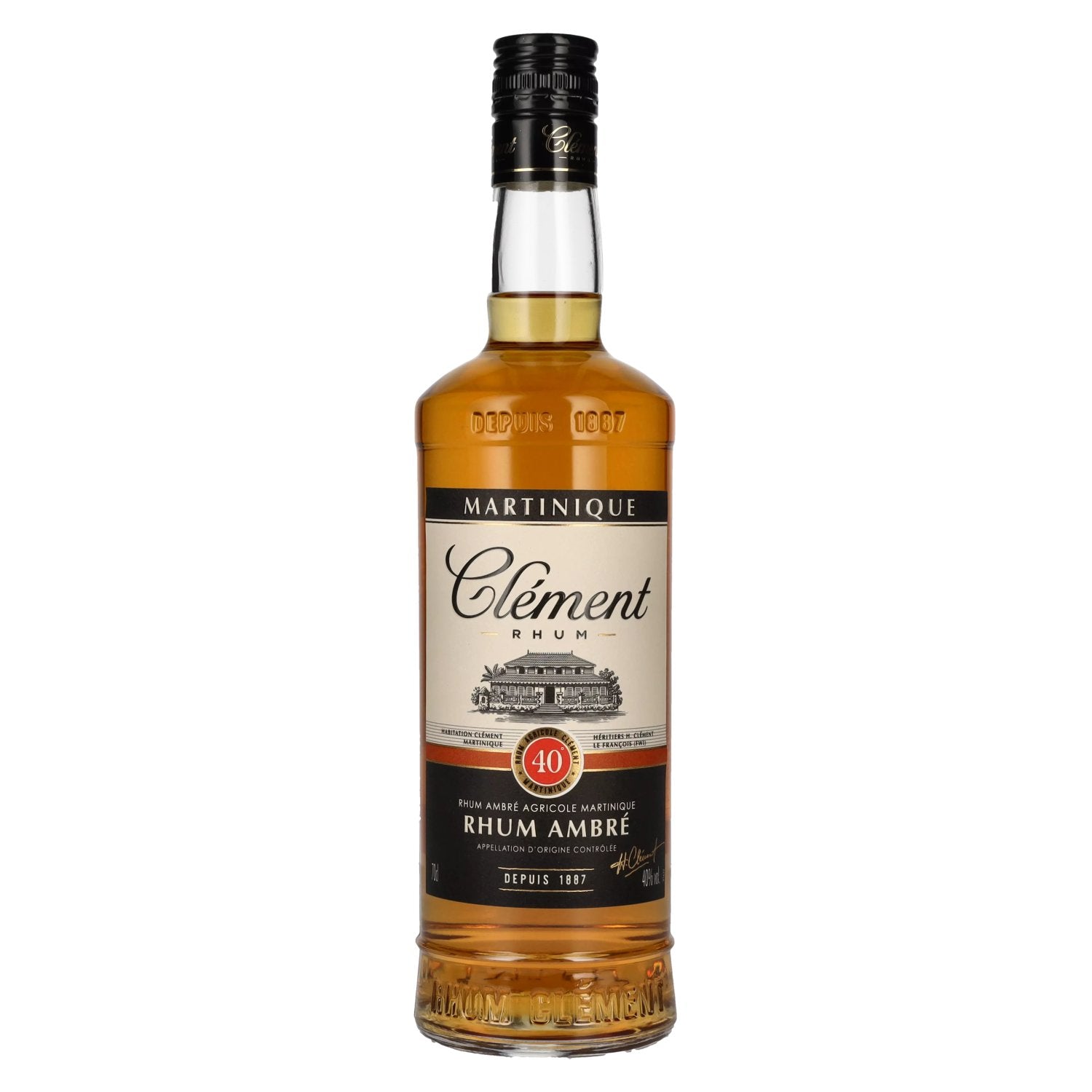 Clement Rhum Agricole Ambre 40% Vol. 0,7l