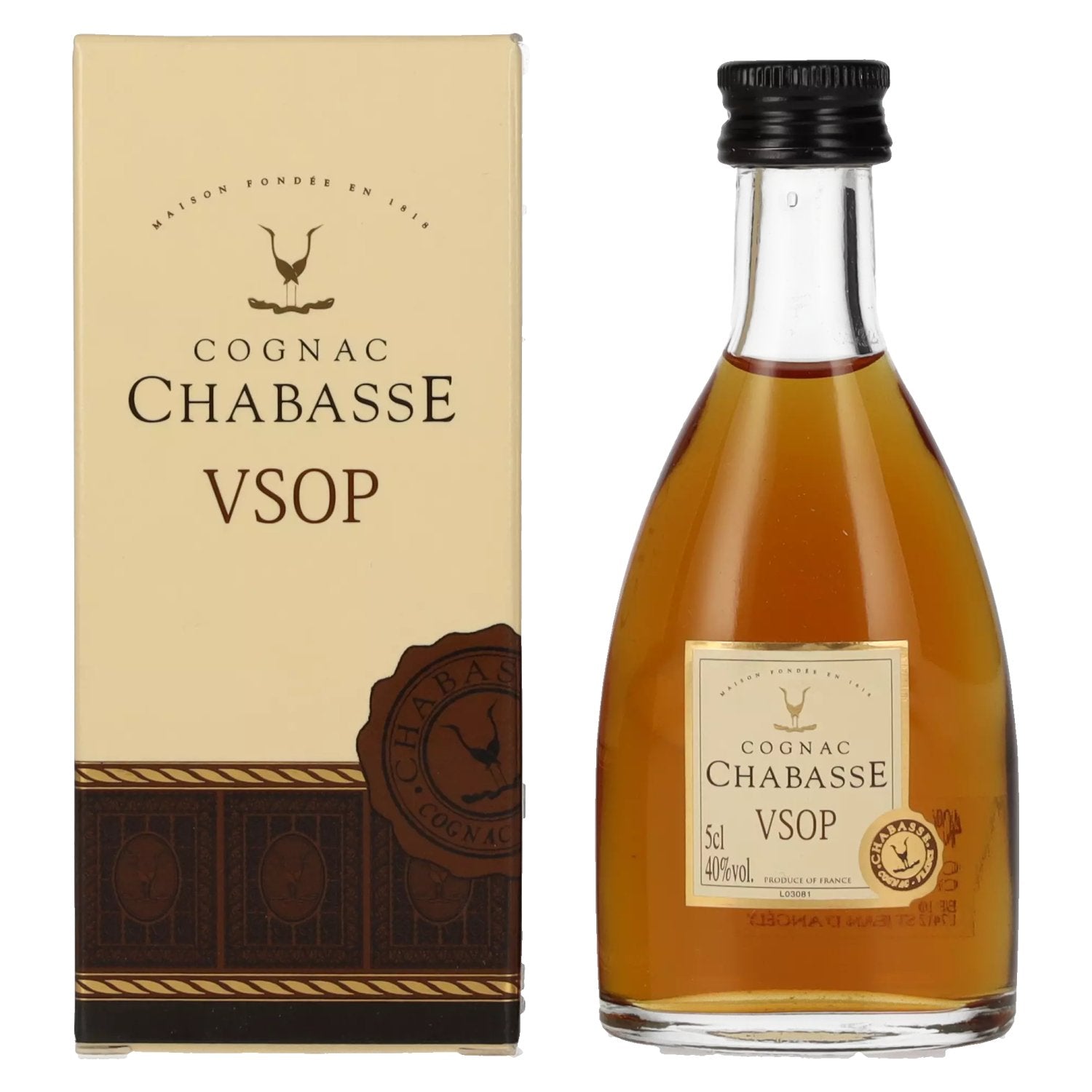 Chabasse VSOP Cognac 40% Vol. 0,05l in Giftbox